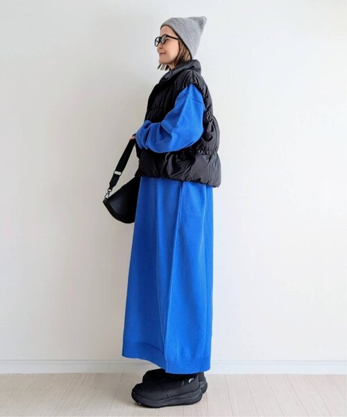 notch.（ノッチ）の「【 notch. by yui 】ロングニットワンピース（ワンピース・レディース・ブラック/オフホワイト/ブルー・M/TM）」の9枚目の写真