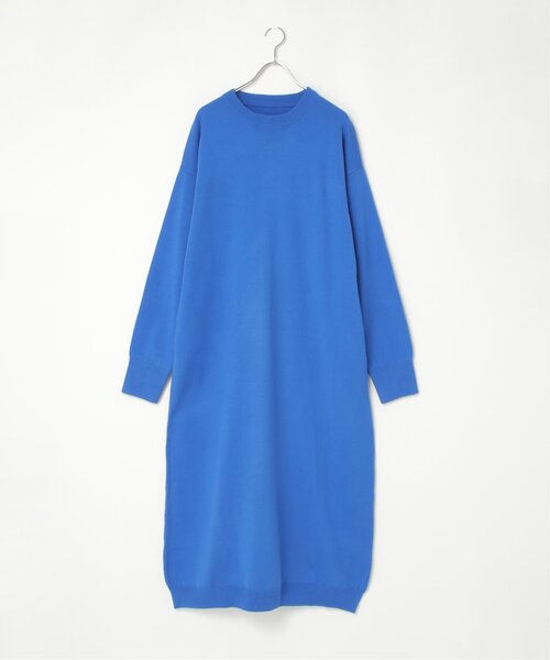 notch.（ノッチ）の「【 notch. by yui 】ロングニットワンピース（ワンピース・レディース・ブラック/オフホワイト/ブルー・M/TM）」の12枚目の写真