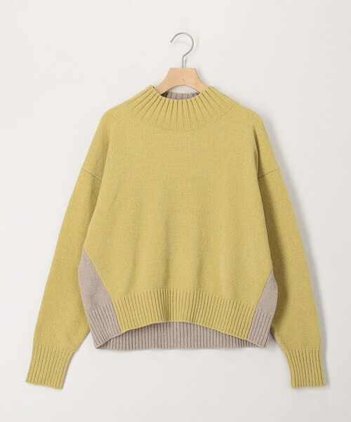 【セール】モール配色プルオーバー（ニット/セーター）｜MICO COULIER（ミコクリエ）