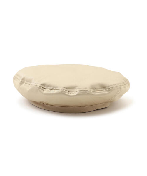 FREE'S MART（フリーズマート）の「◆布帛ベレー（ハンチング/ベレー帽・レディース・ベージュ/ブラック・ﾌﾘ-）」の10枚目の写真