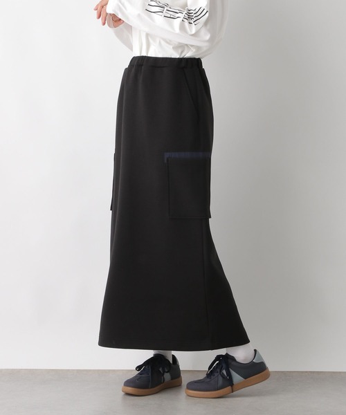 LEPSIM（レプシィム）の「異素材ナロースカート　290307（スカート・レディース・ブラック/オフホワイト/チャコールグレー・FREE）」の11枚目の写真