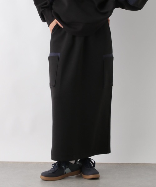 LEPSIM（レプシィム）の「異素材ナロースカート　290307（スカート・レディース・ブラック/オフホワイト/チャコールグレー・FREE）」の12枚目の写真