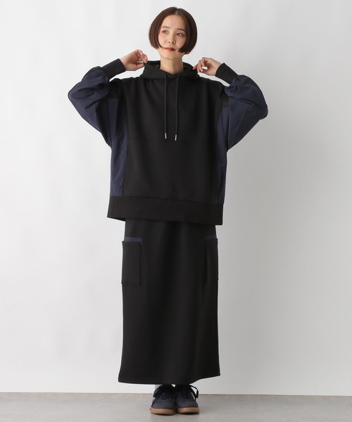 LEPSIM（レプシィム）の「異素材ナロースカート　290307（スカート・レディース・ブラック/オフホワイト/チャコールグレー・FREE）」の15枚目の写真