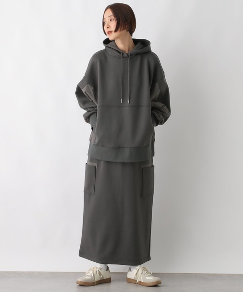 LEPSIM（レプシィム）の「異素材ナロースカート　290307（スカート・レディース・ブラック/オフホワイト/チャコールグレー・FREE）」の21枚目の写真