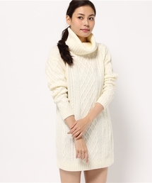 VENCEEXCHANGE | ケーブルオフタートルワンピース(ワンピース)