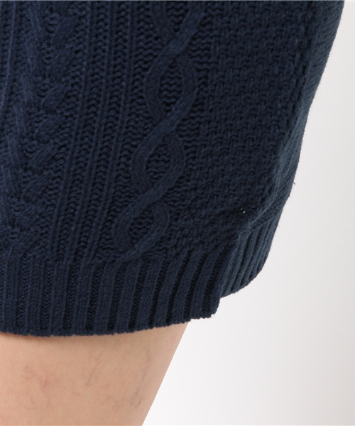 VENCEEXCHANGE（ヴァンスエクスチェンジ）の「ケーブルオフタートルワンピース（ワンピース・レディース・オフホワイト/グレー/ネイビー・MEDIUM）」の10枚目の写真