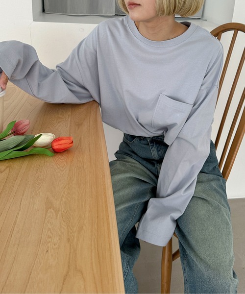 セール】【サイズ展開あり】ビッグポケットロンTee（Tシャツ