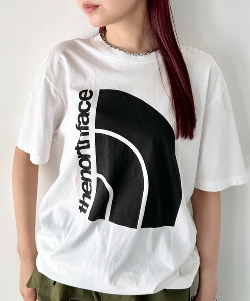 THE NORTH FACE アシンメトリー ロゴTシャツ　オーバーサイズ　S Summer 驚安☆NORTH FACE PURPLE LABEL☆ノースフェイス