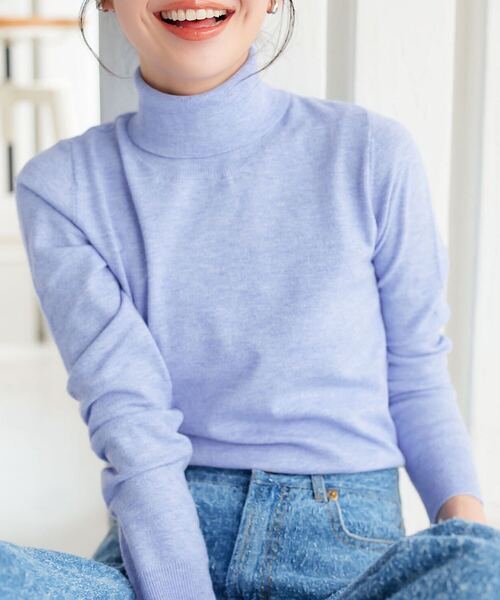 M/L/XL 選べるネック ] メルティシンプルニット（ニット/セーター