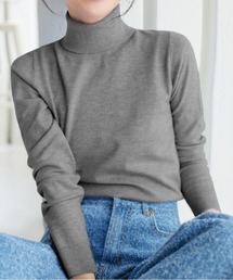 KOBE LETTUCE | [ M/L/XL 選べるネック ] メルティシンプルニット(ニット/セーター)