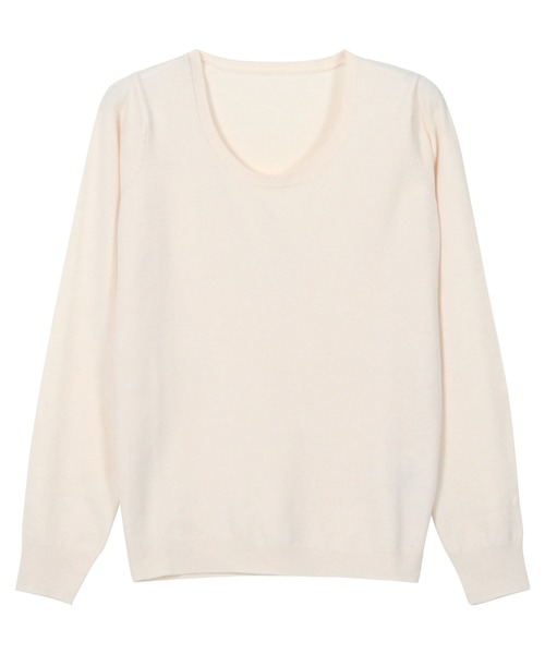 M/L/XL 選べるネック ] メルティシンプルニット（ニット/セーター