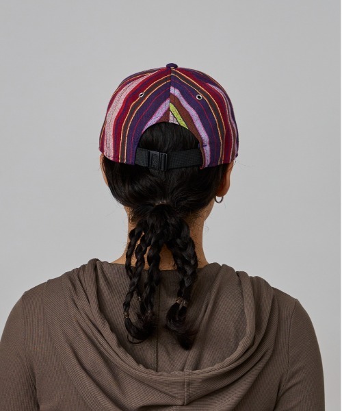 KANGOL（カンゴール）の「KANGOL MULTI COLOR STRIPE BASEBALL / カンゴール（キャップ・レディース・ブルー/ダークパープル・ONE SIZE）」の12枚目の写真