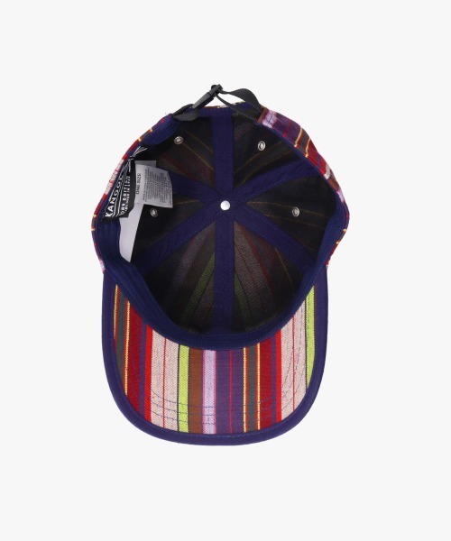 KANGOL（カンゴール）の「KANGOL MULTI COLOR STRIPE BASEBALL / カンゴール（キャップ・レディース・ブルー/ダークパープル・ONE SIZE）」の18枚目の写真