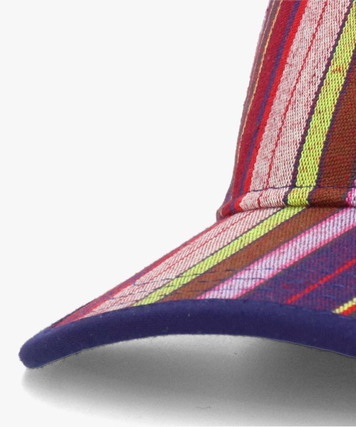 KANGOL（カンゴール）の「KANGOL MULTI COLOR STRIPE BASEBALL / カンゴール（キャップ・レディース・ブルー/ダークパープル・ONE SIZE）」の19枚目の写真