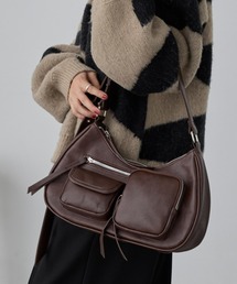 nui nullu（ヌイヌル）の「【nui nullu】2WAYマルチポケットショルダーバッグ（ショルダーバッグ）」