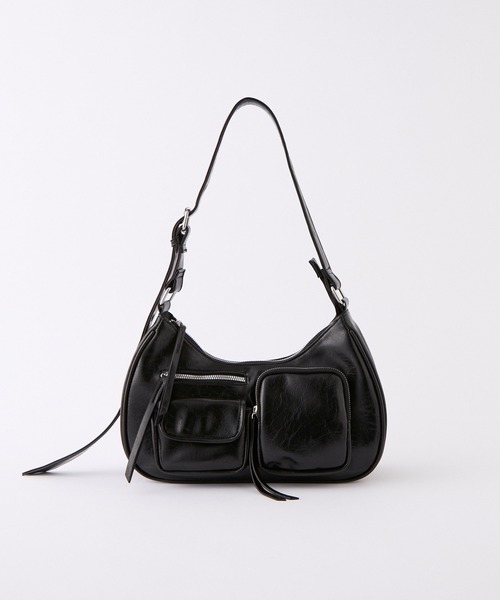 MONO-MART（モノマート）の「【nui nullu】2WAYマルチポケットショルダーバッグ（ショルダーバッグ・レディース・レッド/ブラック/ブロンズ/ホワイト/ブラウン/キャメル/シルバー/カモフラージュ/ブルー系/ブラック系/ピンク/ブラウン系・FREE）」の13枚目の写真