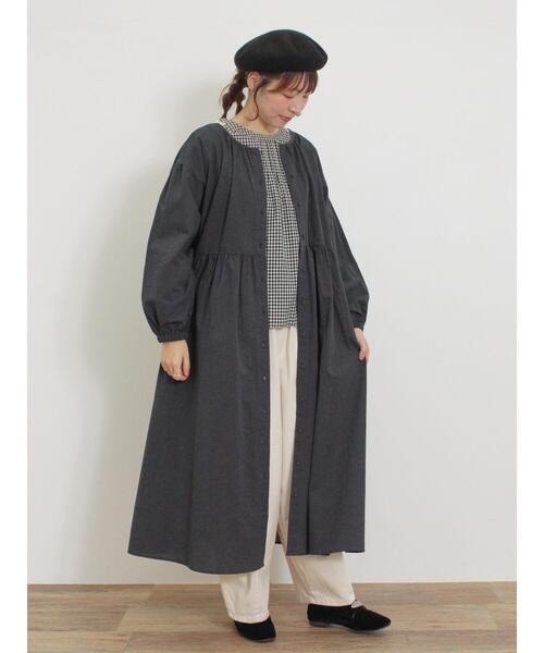 Samansa Mos2（サマンサ モスモス）の「柄アソート袖レース貼りブラウス（シャツ/ブラウス・レディース・ベージュ/オフホワイト/サックスブルー/ブラック・F）」の18枚目の写真