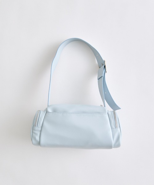 OLIVE des OLIVE（オリーブデオリーブ）の「レースアップポケットバッグ（ショルダーバッグ・レディース・イエロー/アイボリー/サックスブルー/ブラック・FREE）」の10枚目の写真