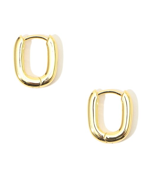 Laura Lombardi（ローラロンバルディ）の「LAURA LOMBARDI MINI FISSA HOOPS ピアス（ピアス（両耳用）・レディース・ゴールド・FREE）」の2枚目の写真