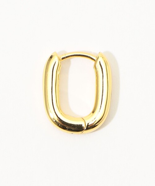 Laura Lombardi（ローラロンバルディ）の「LAURA LOMBARDI MINI FISSA HOOPS ピアス（ピアス（両耳用）・レディース・ゴールド・FREE）」の3枚目の写真