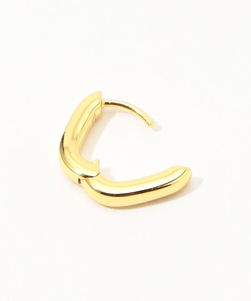 Laura Lombardi（ローラロンバルディ）の「LAURA LOMBARDI MINI FISSA HOOPS ピアス（ピアス（両耳用）・レディース・ゴールド・FREE）」の4枚目の写真