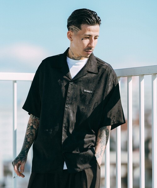 Subciety（サブサエティ）の「Jacquard paisley shirt（シャツ/ブラウス・メンズ・グレー/アイボリー/ブラック・SMALL/MEDIUM/LARGE/X-LARGE）」の19枚目の写真