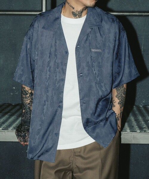 Subciety（サブサエティ）の「Jacquard paisley shirt（シャツ/ブラウス・メンズ・グレー/アイボリー/ブラック・SMALL/MEDIUM/LARGE/X-LARGE）」の16枚目の写真