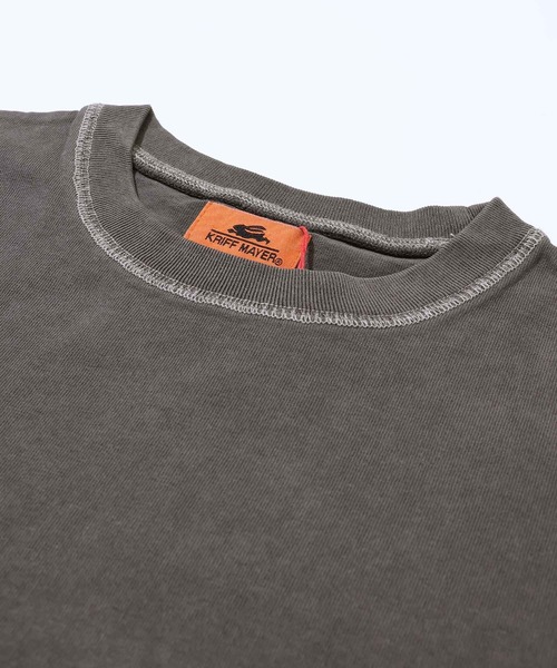 KRIFF MAYER(クリフメイヤー)の「ピグメントショートスリーブT(Tシャツ/カットソー・レディース・ライトグレー/パープル/イエロー/チャコール/グリーン・MEDIUM/LARGE)」の14枚目の写真