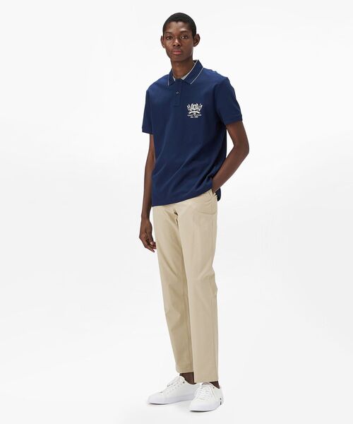 TOMMY HILFIGER（トミーヒルフィガー）の「クレストアイコンポロシャツ（ポロシャツ・メンズ・ホワイト/ネイビー・X-LARGE/SMALL/MEDIUM/LARGE）」の9枚目の写真
