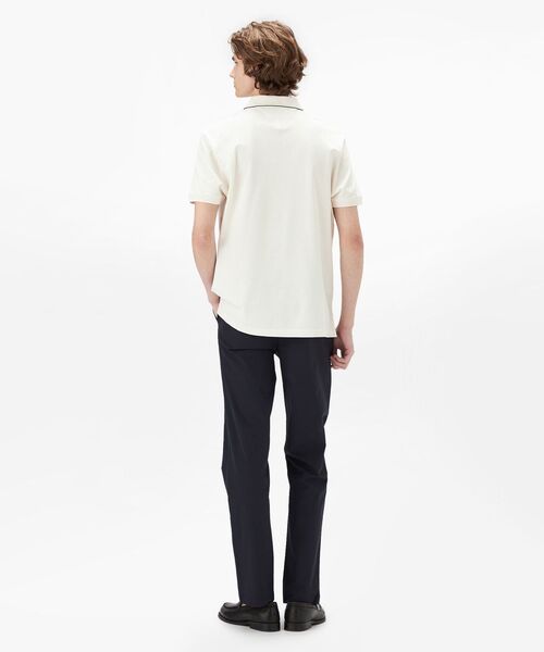 TOMMY HILFIGER（トミーヒルフィガー）の「クレストアイコンポロシャツ（ポロシャツ・メンズ・ホワイト/ネイビー・X-LARGE/SMALL/MEDIUM/LARGE）」の5枚目の写真