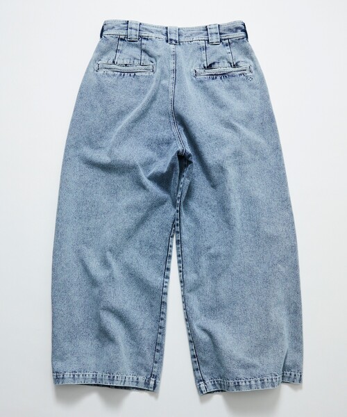 NAUTICA（ノーティカ）の「NAUTICA JEANS CO./ノーティカジーンズ Faded Gizastitch T/C Curve Pants/フェイデッド ギザステッチ コットンポリエステル カーブパンツ（デニムパンツ・メンズ・ネイビー/ブラック・SMALL/MEDIUM/LARGE）」の4枚目の写真