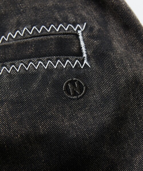 NAUTICA（ノーティカ）の「NAUTICA JEANS CO./ノーティカジーンズ Faded Gizastitch T/C Curve Pants/フェイデッド ギザステッチ コットンポリエステル カーブパンツ（デニムパンツ・メンズ・ネイビー/ブラック・SMALL/MEDIUM/LARGE）」の12枚目の写真