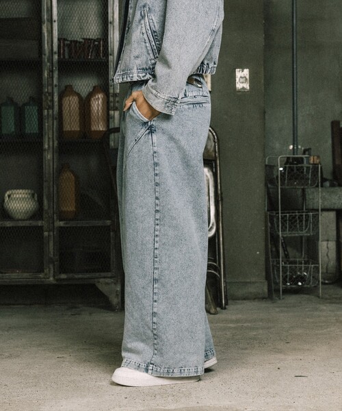 NAUTICA（ノーティカ）の「NAUTICA JEANS CO./ノーティカジーンズ Faded Gizastitch T/C Curve Pants/フェイデッド ギザステッチ コットンポリエステル カーブパンツ（デニムパンツ・メンズ・ネイビー/ブラック・SMALL/MEDIUM/LARGE）」の22枚目の写真