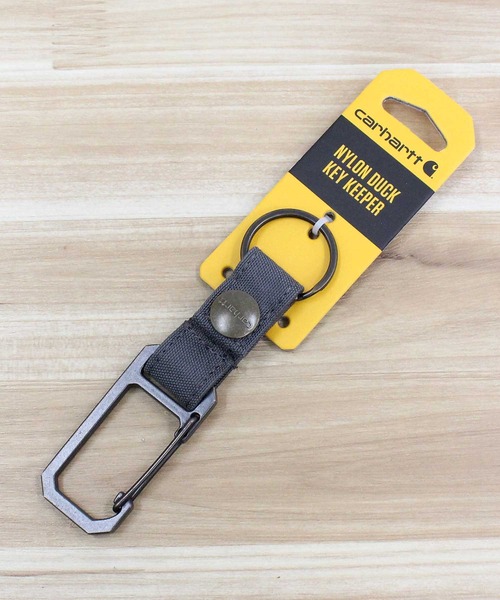 Carhartt(カーハート)の「ナイロンダックキーキーパー Nylon Duck Key Keeper(キーホルダー・メンズ・ブラウン/ブラック/グレー・O/S)」の3枚目の写真