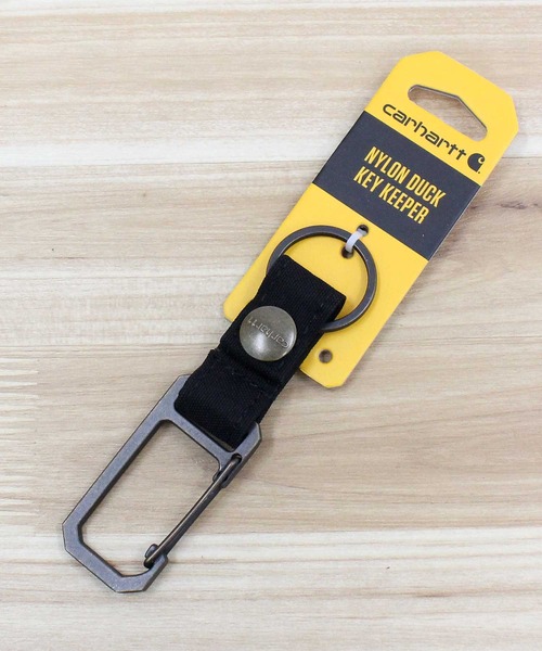 Carhartt(カーハート)の「ナイロンダックキーキーパー Nylon Duck Key Keeper(キーホルダー・メンズ・ブラウン/ブラック/グレー・O/S)」の1枚目の写真