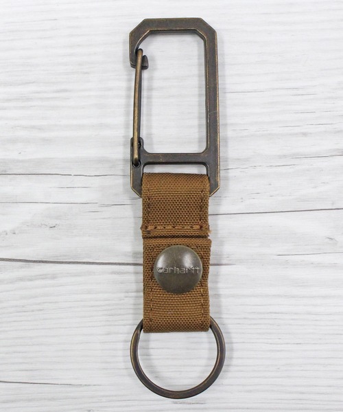 Carhartt(カーハート)の「ナイロンダックキーキーパー Nylon Duck Key Keeper(キーホルダー・メンズ・ブラウン/ブラック/グレー・O/S)」の4枚目の写真