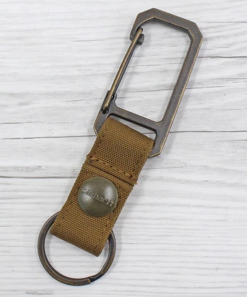Carhartt(カーハート)の「ナイロンダックキーキーパー Nylon Duck Key Keeper(キーホルダー・メンズ・ブラウン/ブラック/グレー・O/S)」の7枚目の写真