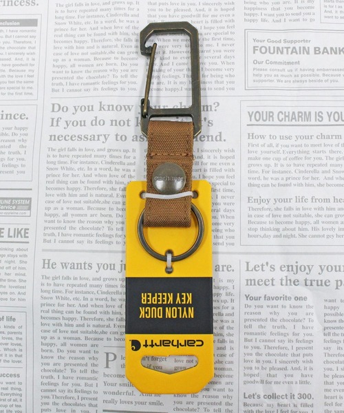 Carhartt(カーハート)の「ナイロンダックキーキーパー Nylon Duck Key Keeper(キーホルダー・メンズ・ブラウン/ブラック/グレー・O/S)」の8枚目の写真