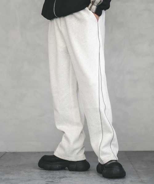 Shoowtime(ショウタイム)の「Side piping design sweatpants / パイピングデザインスウェットパンツ(スウェットパンツ・メンズ・ブラック/ヘザーグレー・X-LARGE/LARGE/MEDIUM)」の9枚目の写真