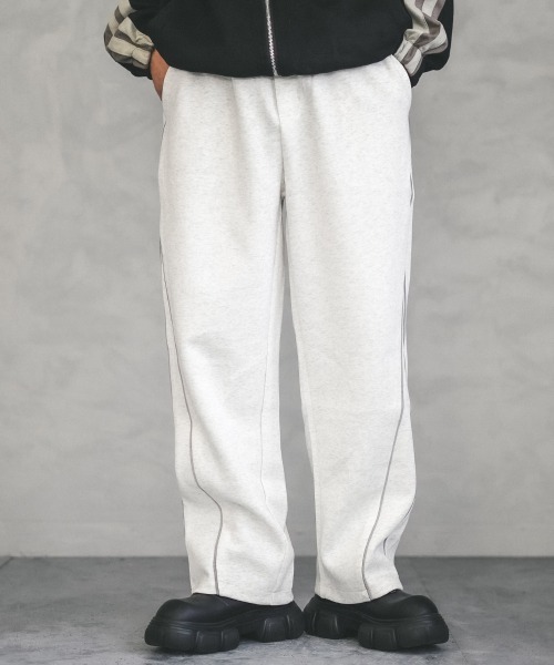 Shoowtime(ショウタイム)の「Side piping design sweatpants / パイピングデザインスウェットパンツ(スウェットパンツ・メンズ・ブラック/ヘザーグレー・X-LARGE/LARGE/MEDIUM)」の11枚目の写真