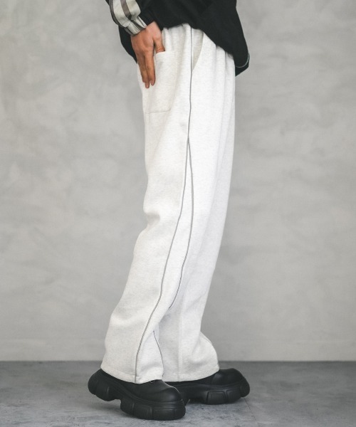 Shoowtime(ショウタイム)の「Side piping design sweatpants / パイピングデザインスウェットパンツ(スウェットパンツ・メンズ・ブラック/ヘザーグレー・X-LARGE/LARGE/MEDIUM)」の12枚目の写真