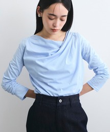 VIS | 【洗える】長袖ドレーププルオーバー(Tシャツ/カットソー)