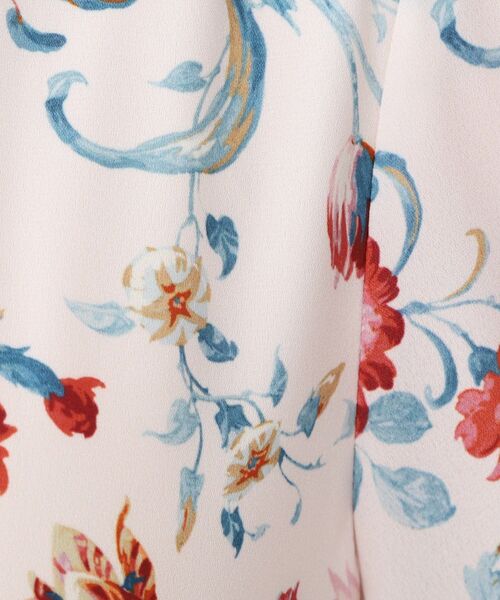 LAURA ASHLEY（ローラアシュレイ）の「【洗える／同柄アイテムあり】ローザリンド柄 シフォンワンピース（ワンピース・レディース・ホワイト系1/ネイビー系・40/38）」の19枚目の写真