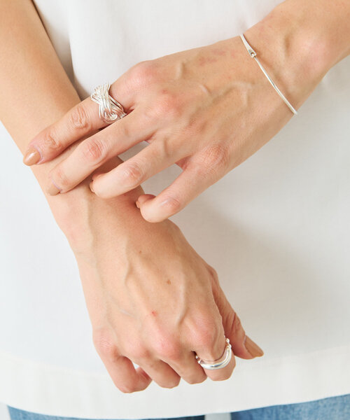 BEARDSLEY（ビアズリー）の「ラインクロスリング（リング・レディース・シルバー・11）」の4枚目の写真