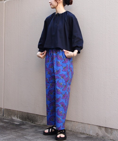 LE GLAZIK ルグラジック　バティック ドローストリングパンツ　36 LE GLAZIK（ルグラジック）の「LE GLAZIK/ル グラジック