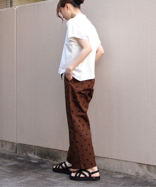 LE GLAZIK ルグラジック　バティック ドローストリングパンツ　36 LE GLAZIK ル グラジック バティック柄 ドローストリング