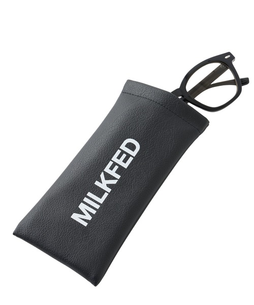 MILKFED.（ミルクフェド）の「MILKFED. LOGO WELLINGTON SUNGLASSES（サングラス・レディース・ライトブルー/ブラック・ONE SIZE）」の13枚目の写真