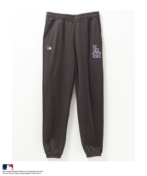 MLB（メジャーリーグベースボール）の「MLB チームロゴ スウエットパンツ（スウェットパンツ・メンズ・スミクロ/ネイビー/グリーン/アッシュグレー/ブラック・M/L/XL）」の4枚目の写真