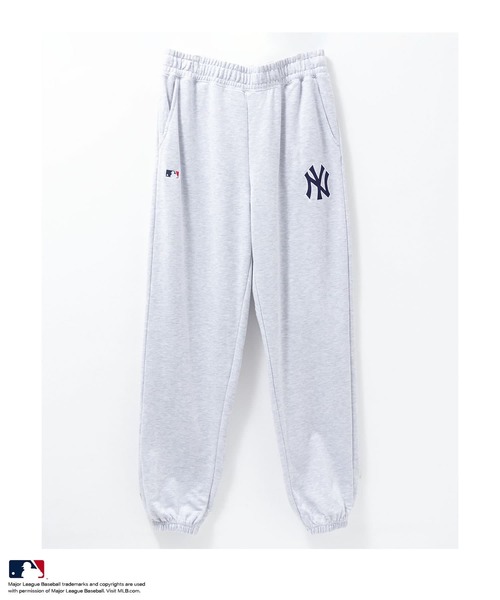 MLB（メジャーリーグベースボール）の「MLB チームロゴ スウエットパンツ（スウェットパンツ・メンズ・スミクロ/ネイビー/グリーン/アッシュグレー/ブラック・M/L/XL）」の5枚目の写真