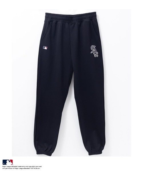 MLB（メジャーリーグベースボール）の「MLB チームロゴ スウエットパンツ（スウェットパンツ・メンズ・スミクロ/ネイビー/グリーン/アッシュグレー/ブラック・M/L/XL）」の3枚目の写真